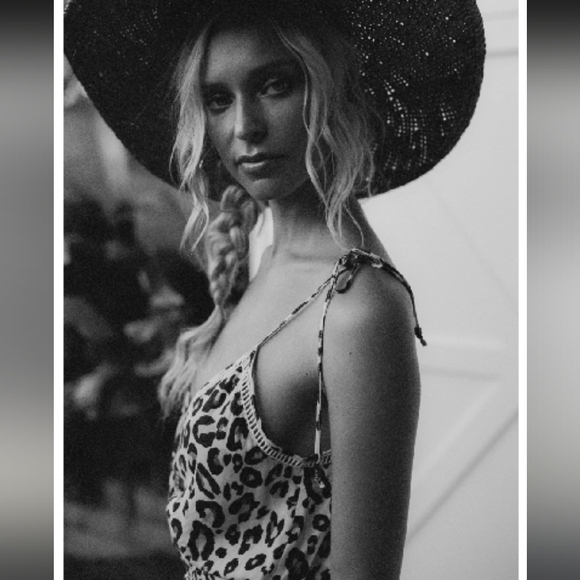 Spell Cream and Black Animal Print Jumpsuit - Picture 6 of 12